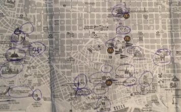Barcelona, jurnal de calatorie Barcelona Map
