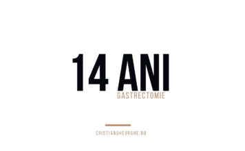 14 ani. despre gastrectomie. Gastrectomie 14 ani